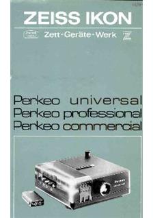 Zeiss Ikon Perkeo manual. Camera Instructions.